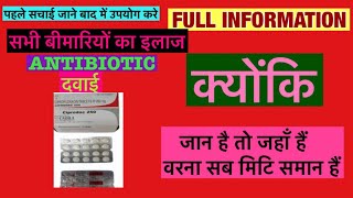 Ciprodac 250mg Tablet Full Information In Hindi  Uses  Side effects  Dosage [upl. by Achilles]