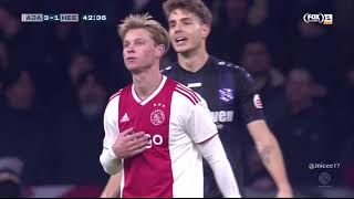 Frenkie de Jong vs SC Heerenveen H 20119 [upl. by Itnuahsa]