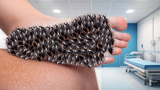 ASMR Foot Care Worm and Maggot Removal  2D Animation Experience [upl. by Hubsher]