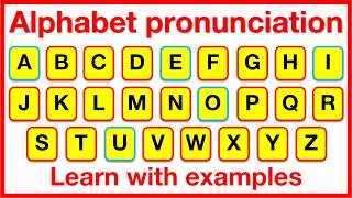 ALPHABET PRONUNCIATION 👄 🇬🇧  Learn alphabet pronunciation phonetics amp examples  British English [upl. by Dreda]