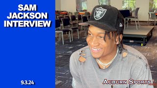 PLAYER INTERVIEW Sam Jackson V [upl. by Ailgna]