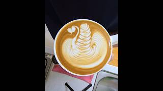 🦢 ラテアート latteart 라떼아트 [upl. by Brasca]