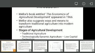 Mellors Model of Agricultural Development [upl. by Regdor]