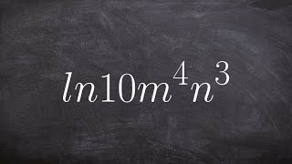 Expanding logarithmic expressions [upl. by Talia]