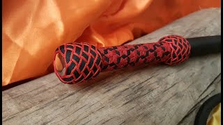 How I make a paracord bullwhip  Handle and Core [upl. by Rosenthal942]