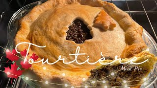 Tourtière  French Canadian Meat Pie [upl. by Anastas]