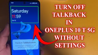 How to turn off TalkBack in oneplus without settings [upl. by Anivad]