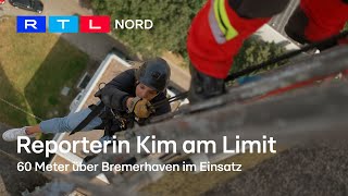 Höhenretter der Feuerwehr üben den Ernstfall  Muss Reporterin Kim den Dreh abbrechen [upl. by Aym97]