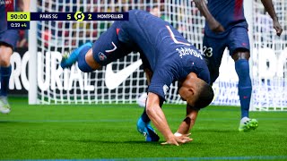 PSG vs Montpellier  Ligue 1 Uber Eats  FC 24  French league 202324  PS5™ 4K60 [upl. by Enela]