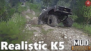 SpinTires MudRunner MOST REALISTIC K5 Blazer Mod [upl. by Wilhelmine]