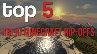 Top 5  Xbox Live Indie Games Minecraft RipOffs [upl. by Aikkin761]