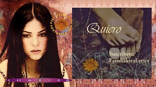 04 Shakira  Quiero Lyrics [upl. by Rednijar700]