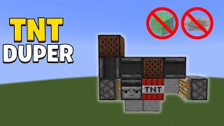 The Best 121 TNT Duper without Slime in Minecraft [upl. by Eenerb]