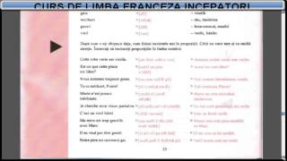 Curs de limba Franceza incepatori temavocabular  Lectia 10 [upl. by Maurice]