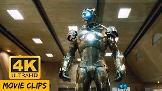 Iron Man  Mark 2 First Fight  4K Ultra HD [upl. by Alameda]