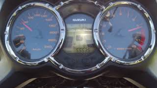 Suzuki Dl1000 Top Speed 0100 kmh [upl. by Bonilla429]