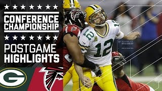 Packers vs Falcons  NFC Championship Game Highlights [upl. by Bibbye]