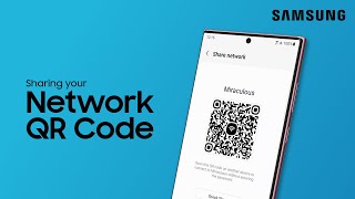 How to share your WiFi with friends using a QR code  Samsung US [upl. by Ribaj]