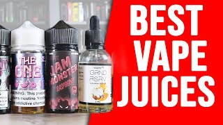 TOP 10 BEST VAPE JUICES FOR 2019 [upl. by Jori]