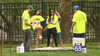 Kids Who Care Young volunteers host Great American Cleanup Celebration [upl. by Leanna876]