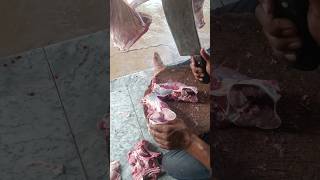 Beef boneless pieces amazing straight cutting food beefcutter [upl. by Adian362]