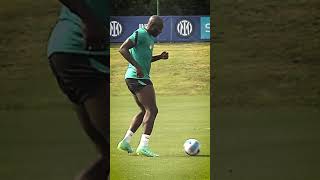 LUKAKU BACK IN TRAINING 🏃🏿⚽🖤💙 Shorts [upl. by Sajovich995]