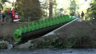 Mannpower Consulting  River Dart Country Park archimedean screw installation testimonial [upl. by Baxie768]