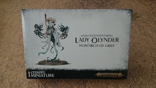 Unboxing Age Of Sigmar Soul Wars Nighthaunt Lady Olynder [upl. by Nnyloj]