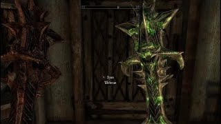 Getting the Rueful Axe with Clavicus Vile mask and both of molag bals maces Skyrim [upl. by Inatsed25]