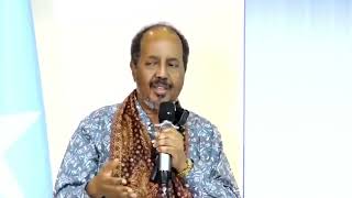 Madaxweyne Xasan Sh Maxamuud oo ka hadlay kulan tacsi ah oo Muqdisho loogu sameeyay Siilaanyo [upl. by Erena]