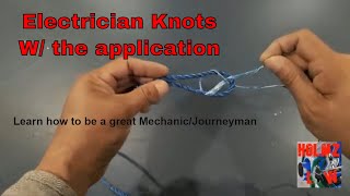 Electrician Knots  For Wire Pulls Pt3 [upl. by Selegna]