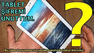 Tablet Sifresi Kaldırma  Tablete Format Nasıl Atılır  Samsung T210 Bölüm 622 [upl. by Ettigirb]