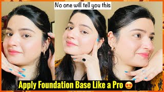 HOW TO APPLY FOUNDATION LIKE A PRO  Flawless Foundation Tips [upl. by Andreana]