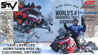 Levi Lavallee Hometown Ride in Cochrane Ontario [upl. by Monty]