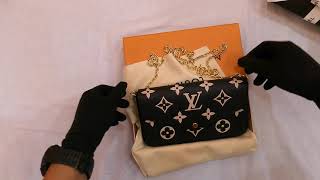 Đập hộp unbox túi bag Louis Vuitton FÉLICIE POCHETTE M80482  1090eu1530usd [upl. by Erline]