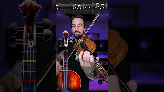 🎻 Can Can by Jaques Offenbach Tutorial with Sheet Music and Violin Tabs 🤘 [upl. by Anikahs]