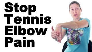 7 Best Tennis Elbow Pain Relief Treatments Lateral Epicondylitis  Ask Doctor Jo [upl. by Agata]