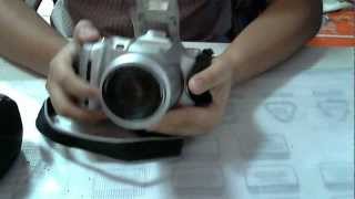 Reviewing The Olympus i55000 SLR Camera 1989 [upl. by Ahsirkal244]