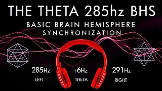 Influences Energy Fields  THETA 285 hz Brain Hemisphere Synchronization [upl. by Nitsa174]