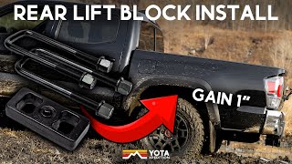 ICON Rear Lift Block Install  20162023 Toyota Tacoma [upl. by Raymund]