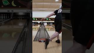 Getting 6 strikes in a row for a 217 game 2 handed bowling gobowling shorts [upl. by Ail]