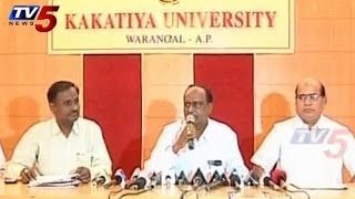 Kakatiya University Degree Results 2014 Released  TV5 News [upl. by Survance766]