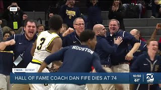 Clarkston Hall of Fame basketball coach Dan Fife dies at 74 [upl. by Airtened479]