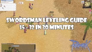 Ragnarok Online Philippines Leveling Guide  Swordsman 15  30  Bru Gaming [upl. by Nnyliram]