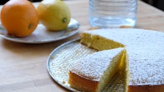 Orange amp Lemon Olive Oil Cake Torta agli agrumi e olio d’oliva [upl. by Ayian187]