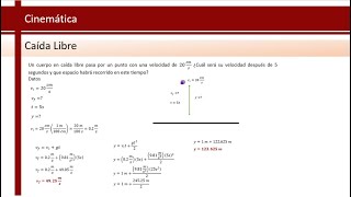 Caída Libre  Física [upl. by Aurelia]