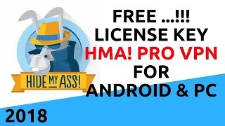 HMA Pro VPN License Key 2018 Free  Part 2 [upl. by Aniraad]