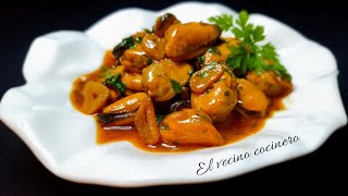 MEJILLONES al ajillo  Aperitivo fácil y rápido ‼️ [upl. by Radford]