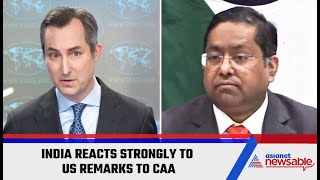 India reacts strongly to United States remarks to CAA WATCH [upl. by Barthel]