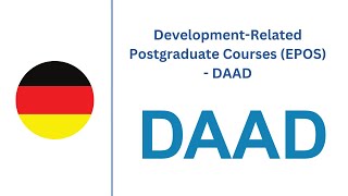 DAAD EPOS  Masters  PhD Scholarship in Germany [upl. by Wystand511]